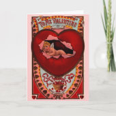 Carte Saint-Valentin à l'ancienne (Devant)