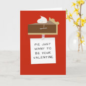 Carte Saint-Valentin à tarte au chocolat (Fleur jaune)