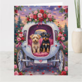 Carte Saint-Valentin Affenpinscher (Devant)