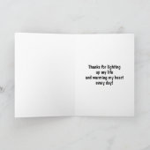 Carte Saint-Valentin Allumettes (Intérieur)