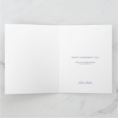 Carte Saint-Valentin Amour Moderne Dégradé Ombré (Intérieur)