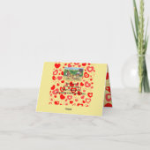 Carte Saint-Valentin Amour Romantique Humour de Ferme Co (Dos)