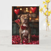 Carte Saint-Valentin Amstaff Romantique (Fleur jaune)