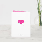 Carte Saint Valentin Anniversaire 14 ans Fille (Dos)