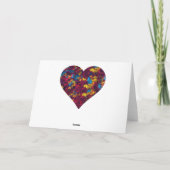 Carte Saint Valentin aux couleurs bordeaux (Dos)