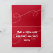 Carte Saint Valentin avec Basset Hound et Rose (Intérieur)