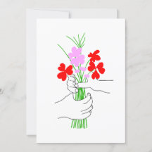 Saint-Valentin avec bouquet de fleurs en forme de 