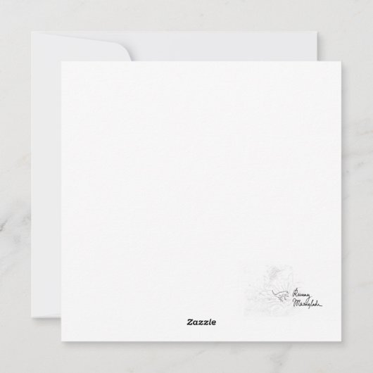 Carte Saint Valentin avec Cherubs (Dos)