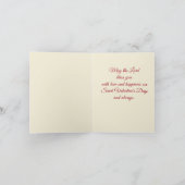 Carte Saint Valentin avec Roses rouges (Intérieur)