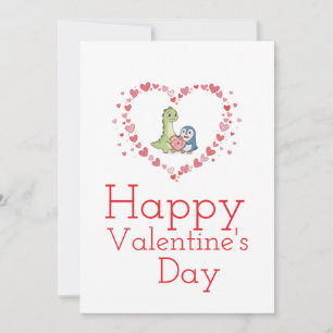 Carte Saint-Valentin avec un ami