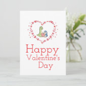 Carte Saint-Valentin avec un ami  (Debout devant)