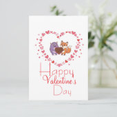 Carte Saint-Valentin avec un ami  (Debout devant)