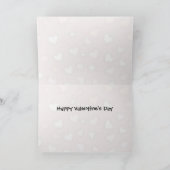 Carte Saint-Valentin Bandit - Chat / Kitten (Intérieur)