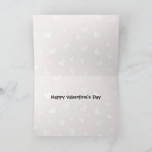 Carte Saint-Valentin Bandit - Chat / Kitten (Intérieur)