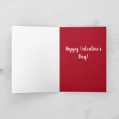 Carte Saint Valentin Bernese Mountain Dog (Intérieur)