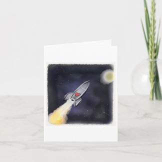 Carte Saint Valentin - blastoff