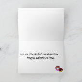 Carte Saint Valentin café et Donut (Intérieur)