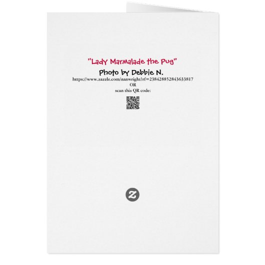 Carte Saint-Valentin Carlin (Dos)