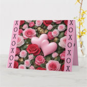 Carte Saint-Valentin Chéri (Fleur jaune)