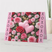 Carte Saint-Valentin Chéri (Dos)