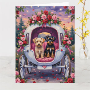 Carte Saint-Valentin Chien Affenpinscher