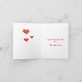 Carte Saint-Valentin Chien de prairie (Intérieur)