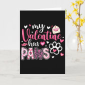 Carte Saint-Valentin Chien Mon Valentin A Des Pattes Mam (Fleur jaune)