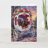 Carte Saint-Valentin Chien Rottweiler (Devant)