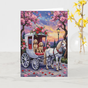 Carte Saint-Valentin Chien Setter Anglais