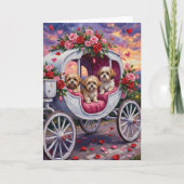Carte Saint-Valentin Chien Shih Tzu (Devant)