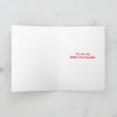 Carte Saint-Valentin Chiens Drôles pour Chéri (Intérieur)
