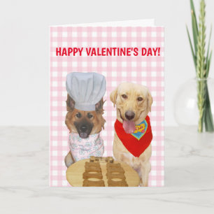 Carte Saint-Valentin Chiens Drôles pour Chéri