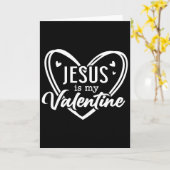 Carte Saint-Valentin chrétien Jésus Saint-Valentin relig (Fleur jaune)