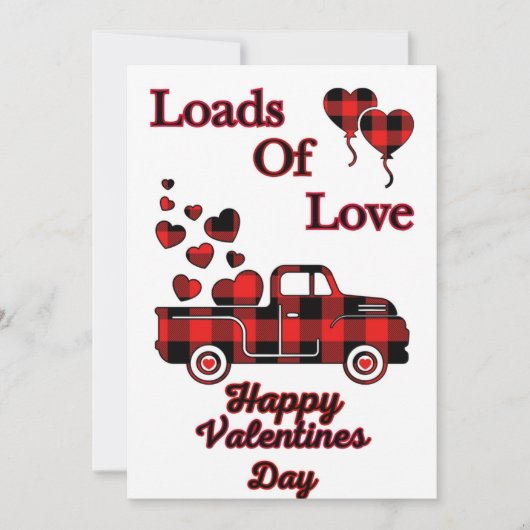 Carte Saint Valentin, coeur Saint Valentin (Devant)