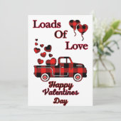 Carte Saint Valentin, coeur Saint Valentin (Debout devant)