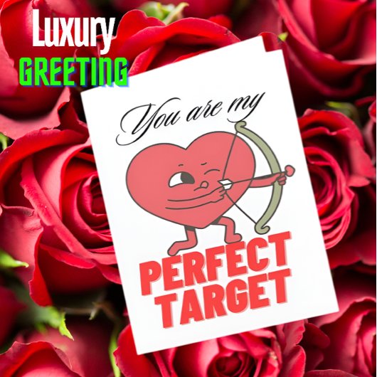 Carte Saint-Valentin Cœur Spécial avec Flèche Degi