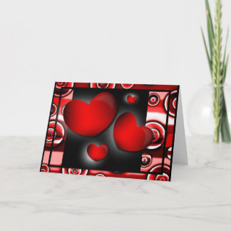 Carte Saint Valentin Coeurs de Saint Valentin