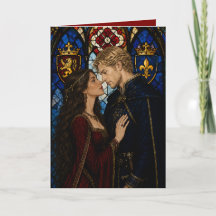 Saint-Valentin d'anniversaire de couple médiéval