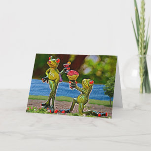Carte Saint-Valentin de Grenouille