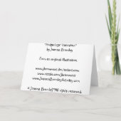 Carte Saint-Valentin de Hérisson (Dos)