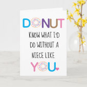 Carte Saint Valentin de la nièce de Donut (Fleur jaune)