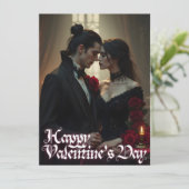 Carte Saint Valentin de la passion éternelle (Debout devant)