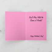 Carte Saint-Valentin de la Reine des Coeurs (Intérieur)