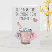 Carte Saint-Valentin de l'amour pandémique (Fleur jaune)