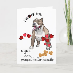 Carte Saint Valentin de votre petit chien ordinair