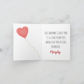 Carte Saint Valentin de votre Rottweiler Heart Bal (Intérieur)