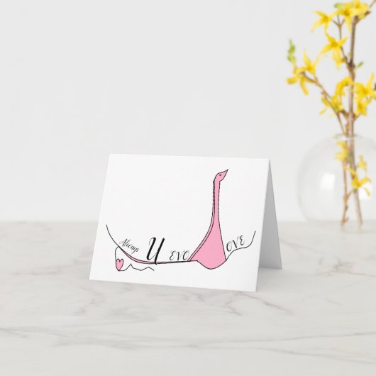 Carte Saint Valentin Design 01 (Fleur jaune)
