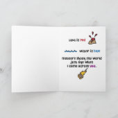 Carte Saint Valentin Dinosaur (Intérieur)