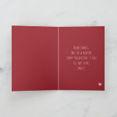 Carte Saint-Valentin Drôle Alligator Crocodile Couple (Intérieur)