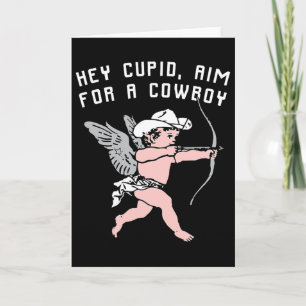 Carte Saint Valentin drôle Hé Cupidon